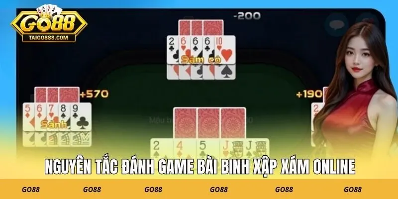 Nguyên tắc đánh game bài binh xập xám online