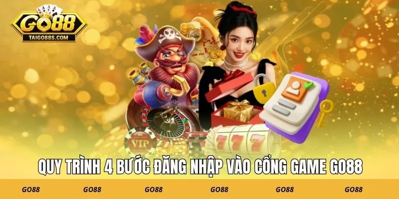 Quy trình 4 bước đăng nhập vào cổng game GO88
